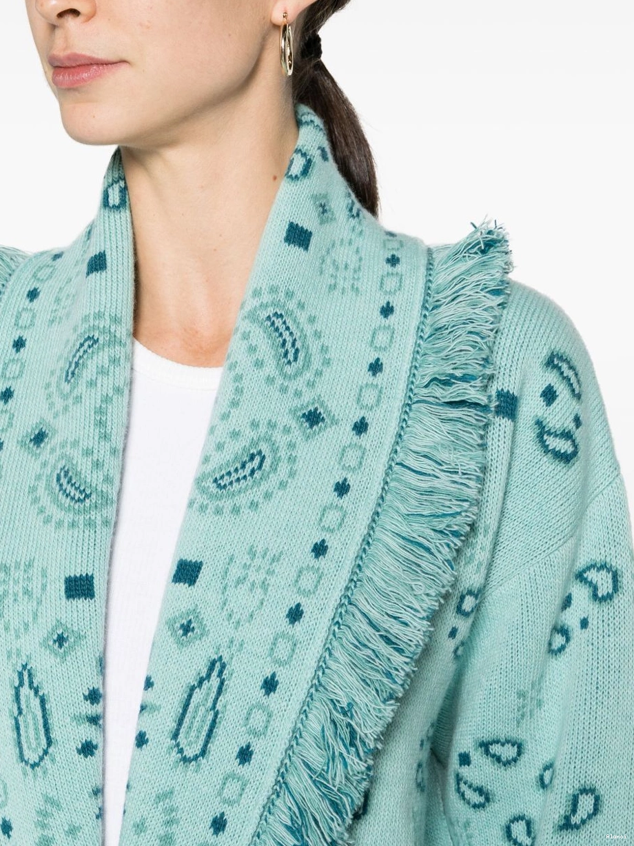Cheap bomber bandana-jacquard Women Alanui cardigan 0804